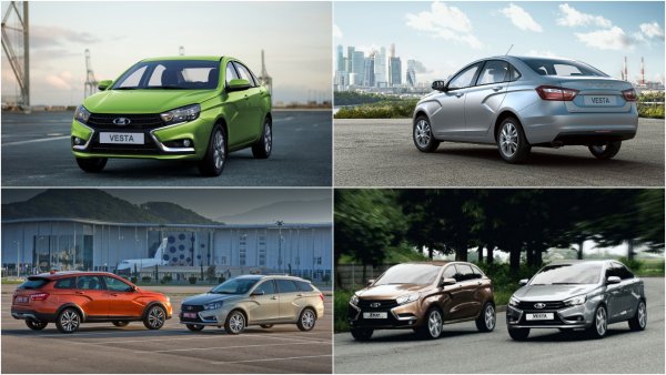 LADA Vesta по итогам августа осталась бестселлером в России