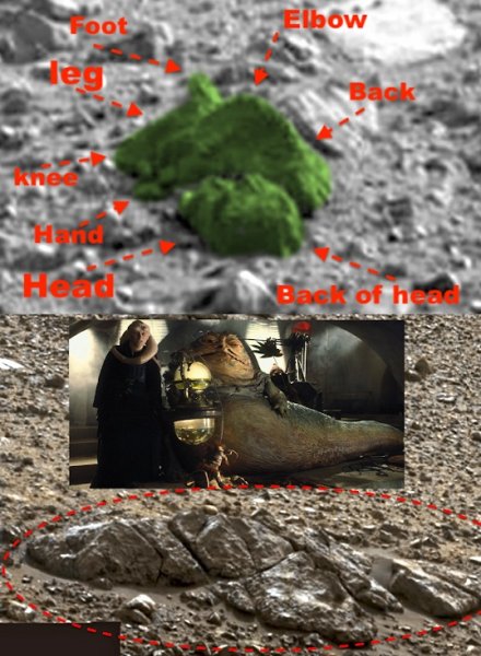 На поверхности Марса найден инопланетянин из «Звездных войн»