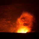 Ученые показали на видео взрыв лавы при контакте с водой
