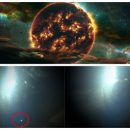 Нибиру уже видно с МКС - Космонавты засняли у Солнца телепортацию планеты Х и полёт  корабля пришельцев
